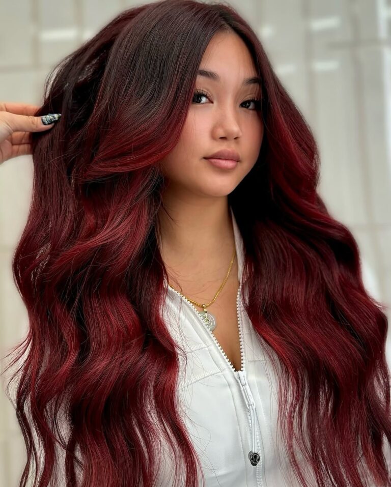 Deep Red Hair Transformations