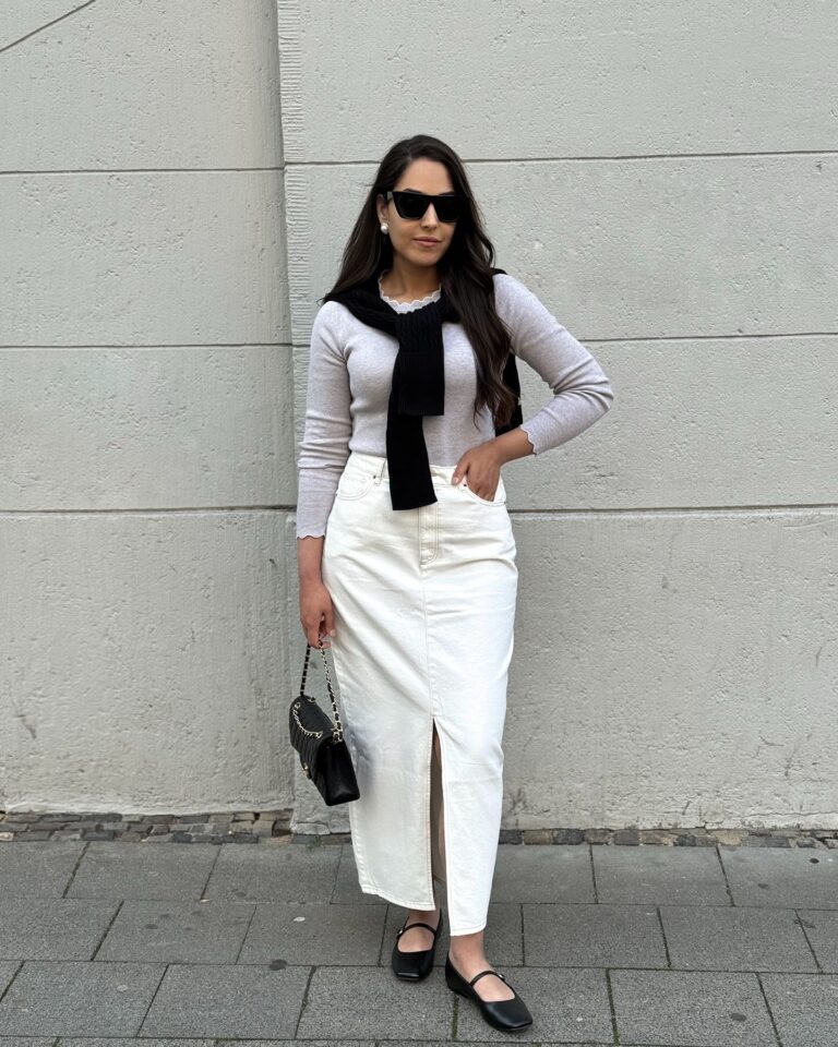 Jeans Skirt Outfits That Just Work