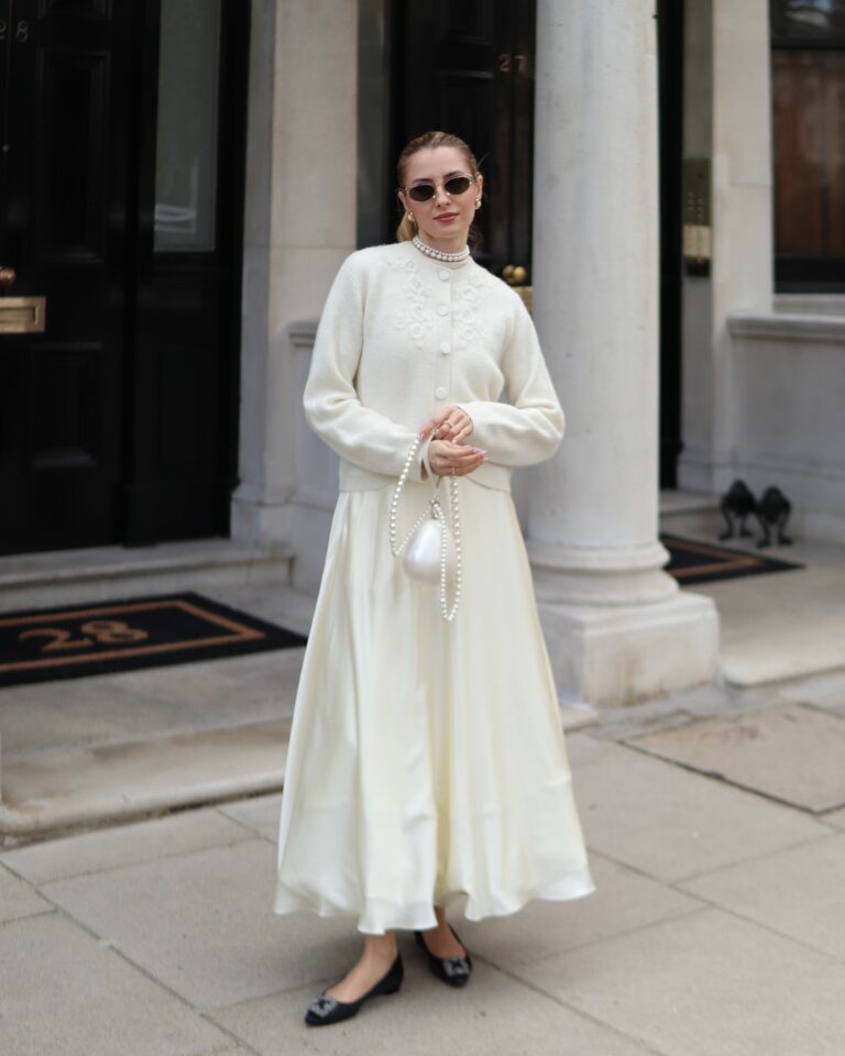 15 Ways to Style a White Poplin Skirt