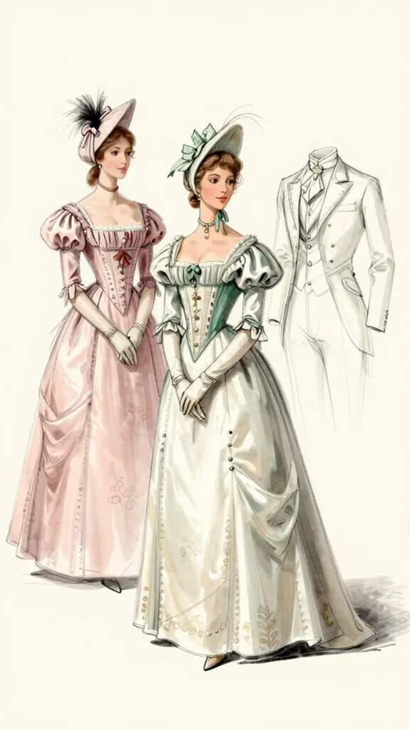 regency england s ornate and dramatic fashion