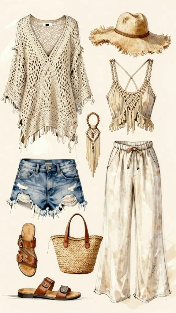 casual practical trendy beach essentials