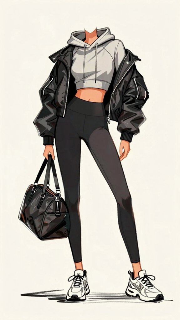gym to street athleisure fashion trend