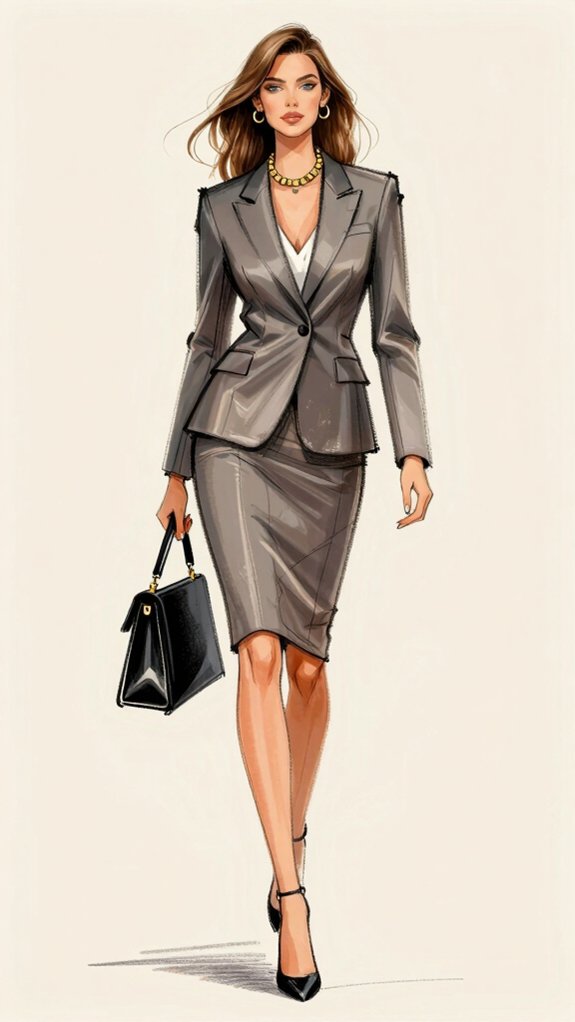 stylish confident ambitious professional