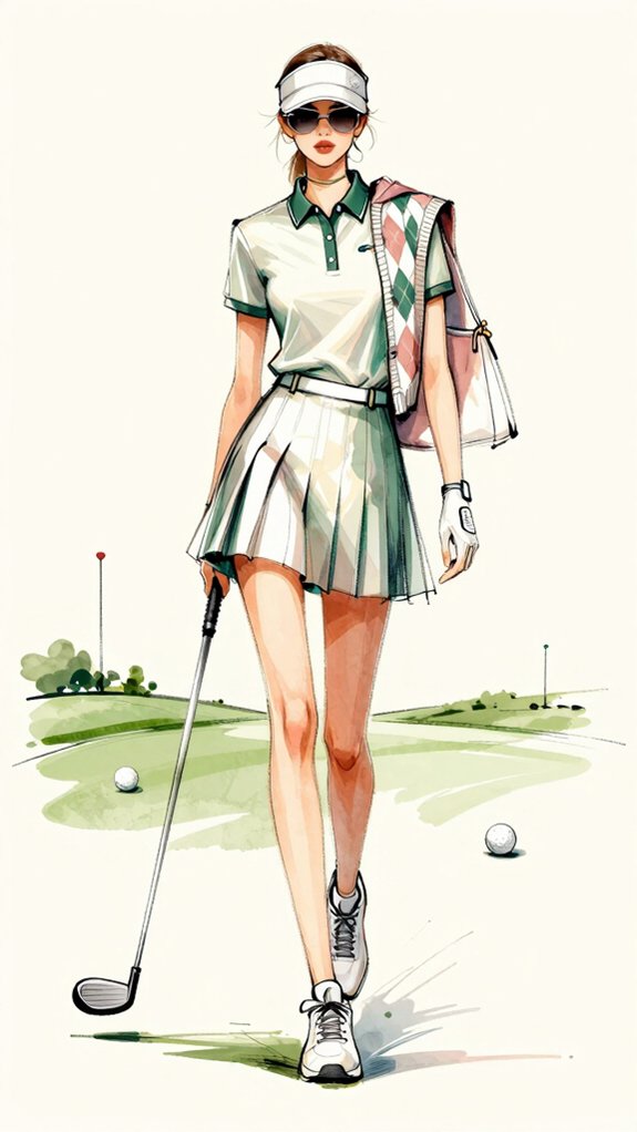 luxury golf course inspired fashion