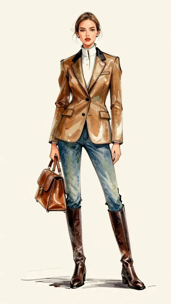 translating equestrian chic to boardroom elegance