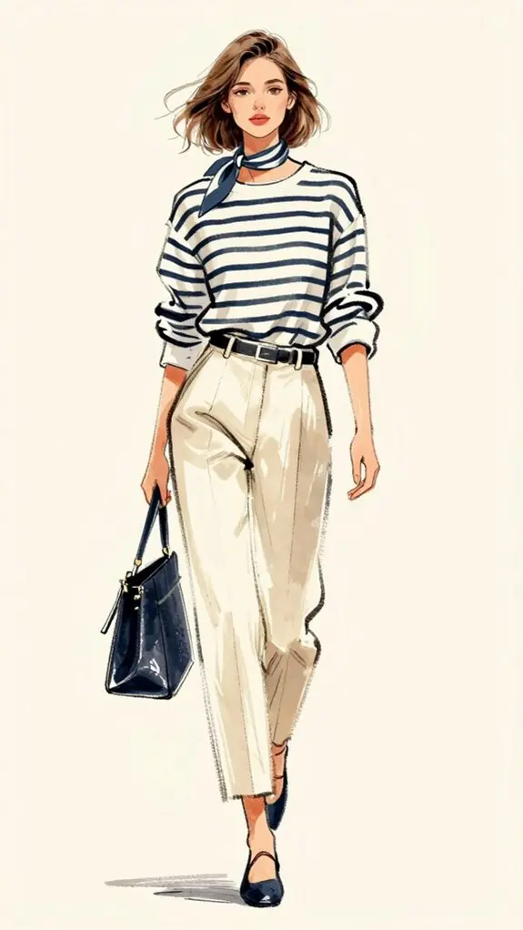 calculated yet effortless parisian style