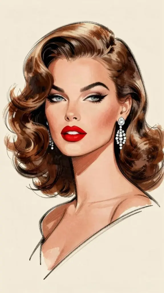 opulent audacious glamorous commanding