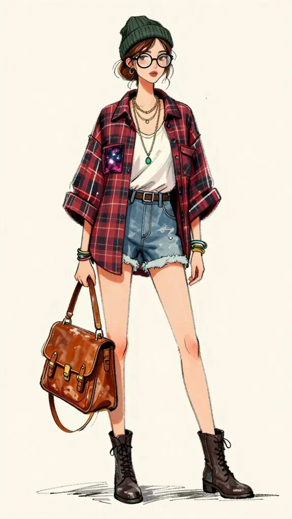 curated effortless aesthetic layering