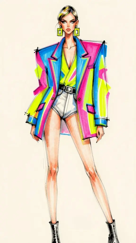 maximalist bold geometric athletic aesthetic