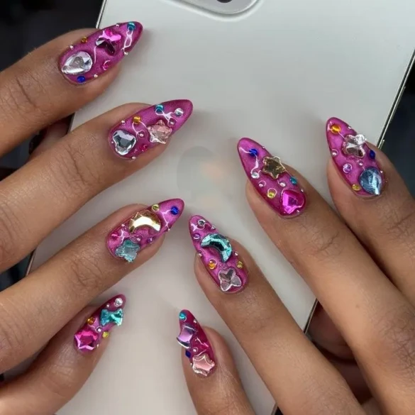 13 Nail Charms Designs That People Always Ask About